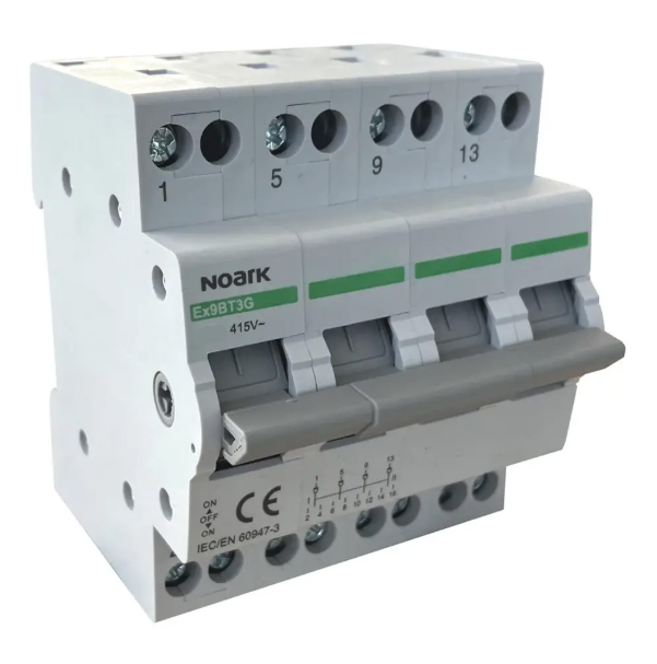 Линеен Превключвател Noark I-0-II 4CO 63A